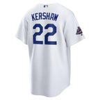 Clayton Kershaw Los Angeles Dodgers Nike 2024 World Series Champions Home Replica Player Jersey - White