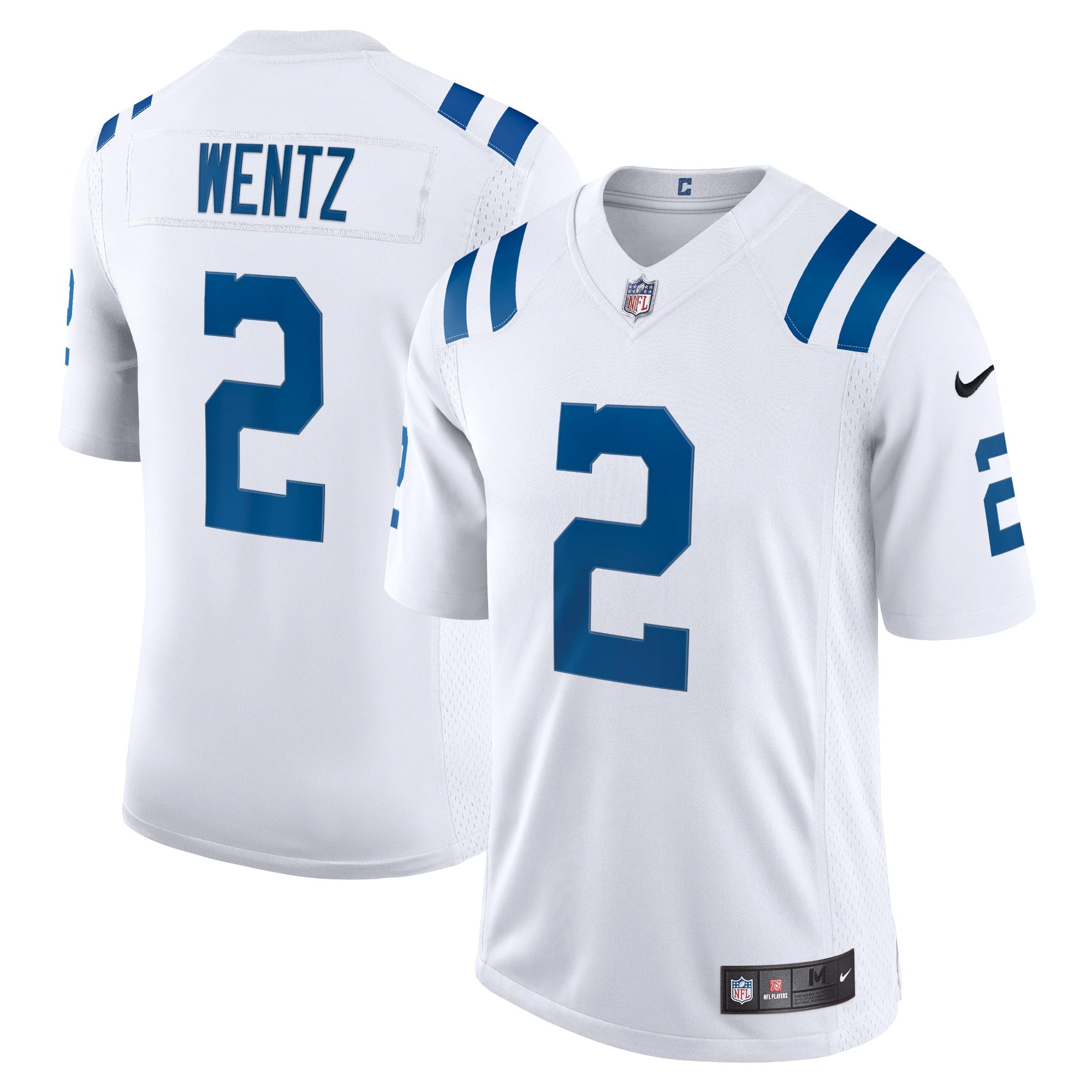 Carson Wentz Indianapolis Colts Nike Vapor Limited Jersey - Royal/White