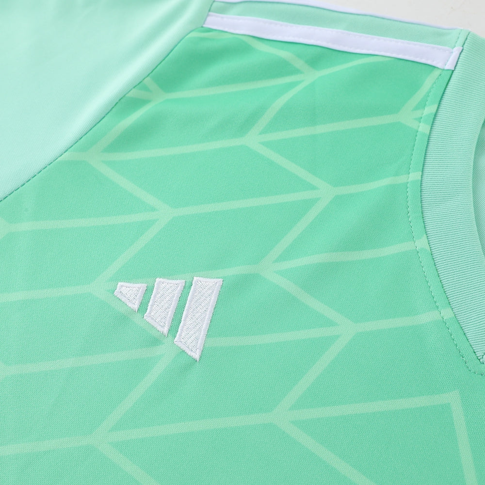 Adidas Short Sleeve Training Jersey Set - AD05- Fruit Green