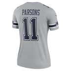 Micah Parsons Dallas Cowboys Nike Women's Inverted Legend Jersey - Silver