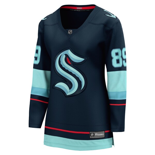 Frederick Gaudreau Seattle Kraken  Women's Home Breakaway Jersey - Deep Sea Blue