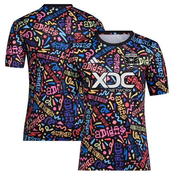 D.C. United adidas 2024 Hispanic Heritage Pre-Match Top - Black