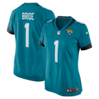 Number 1 Bride Jacksonville Jaguars Nike Women's Game Jersey - Teal
