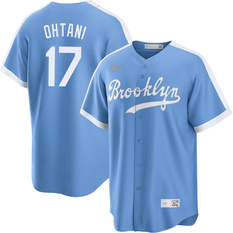Youth Shohei Ohtani Brooklyn Dodgers Nike Cooperstown Collection Limited Player Jersey - Light Blue