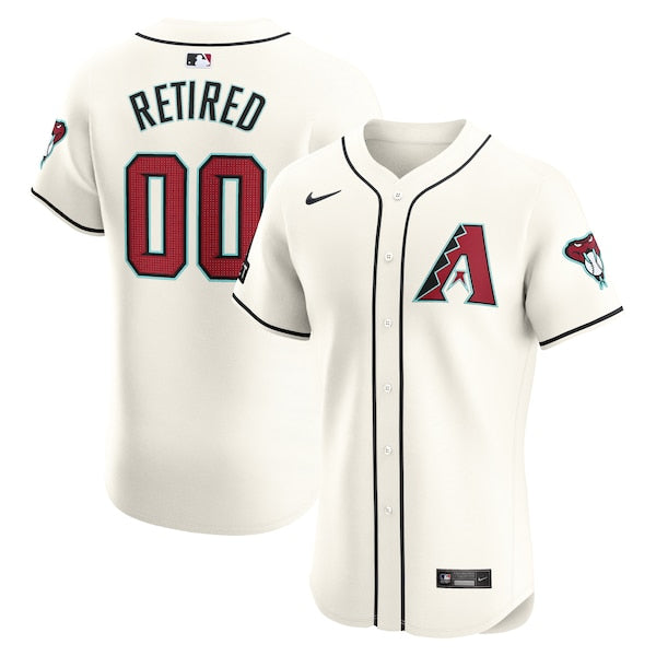 Arizona Diamondbacks Nike Home Elite Pick-A-Player Retired Roster Patch Jersey - White