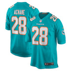 Devon Achane Miami Dolphins Nike Player Game Jersey - Aqua/White