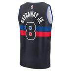 Tim Hardaway Jr. Detroit Pistons  Fast Break Player Jersey - Statement Edition - Black