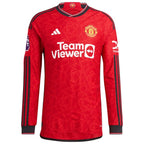 Amad Diallo Manchester United adidas Long Sleeve Authentic Player Jersey – Red