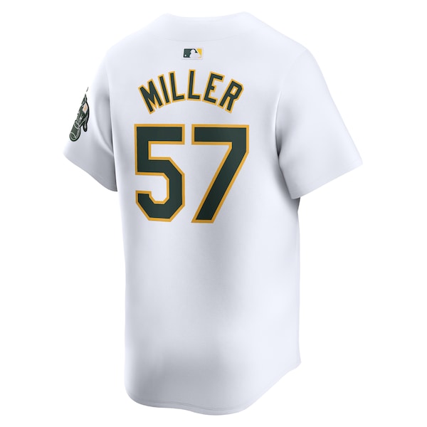 Mason Miller Oakland Athletics Nike Home Limited Player Jersey - White