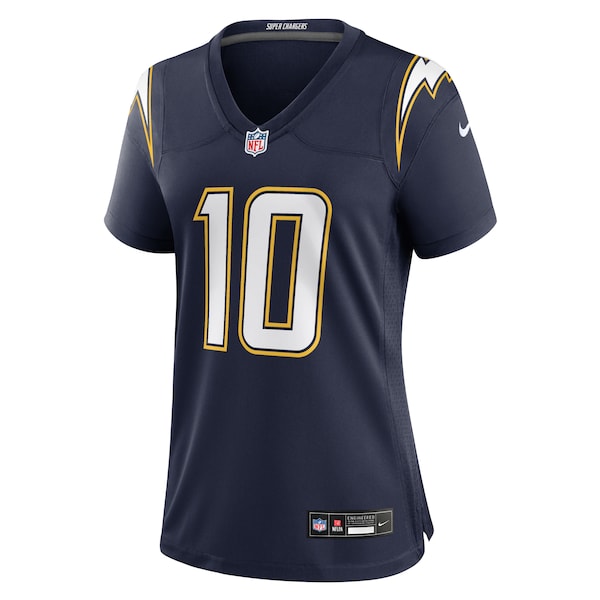 Justin Herbert Los Angeles Chargers Nike Women's Alternate Super Chargers Game Jersey - Navy/Gold