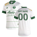 Portland Timbers adidas 2020 Secondary Custom Authentic Jersey - White