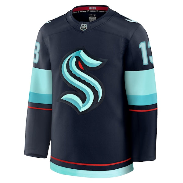 Brandon Tanev Seattle Kraken  Home Premium Jersey - Deep Sea Blue