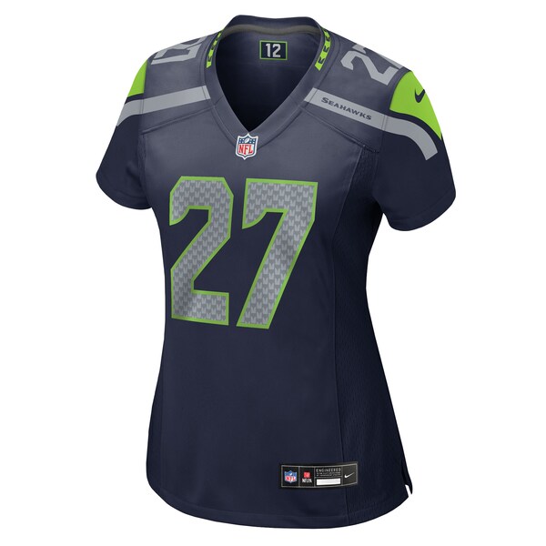 Riq Woolen Seattle Seahawks Nike Women's Team Game Jersey -  College Navy/Neon Green/Navy/Royal