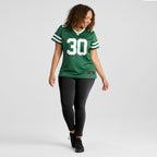 Michael Carter II New York Jets Nike Women's Team Game Jersey - Legacy Green