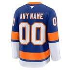 New York Islanders  Home Premium Custom Jersey - Royal/White