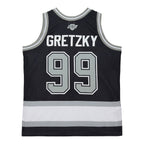 Wayne Gretzky Los Angeles Kings  Unisex Maxxed Out Fashion Basketball Jersey - Black