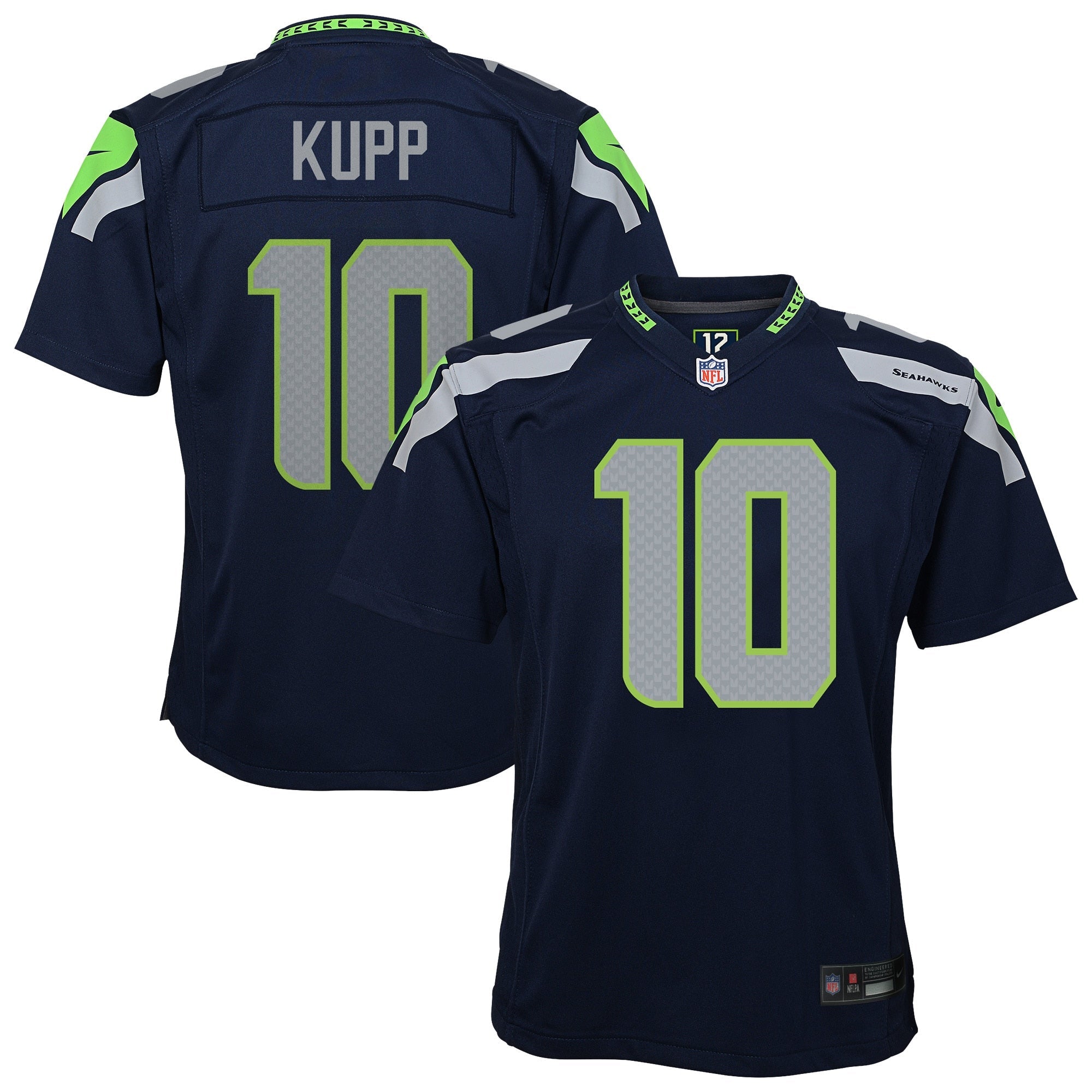 Cooper Kupp Seattle Seahawks Nike Youth Alternate Game Jersey - Neon Green/College Navy