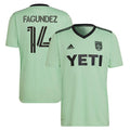 Diego Fagúndez Austin FC adidas 2022 The Sentimiento Kit Replica Player Jersey - Mint