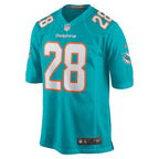 Devon Achane Miami Dolphins Nike Player Game Jersey - Aqua/White