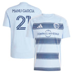 Manu Garcia Sporting Kansas City adidas 2025 One KC Replica Player Jersey - Light Blue