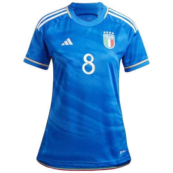 Jorginho Italy National Team adidas Women's 2023 Home Replica Jersey - Blue
