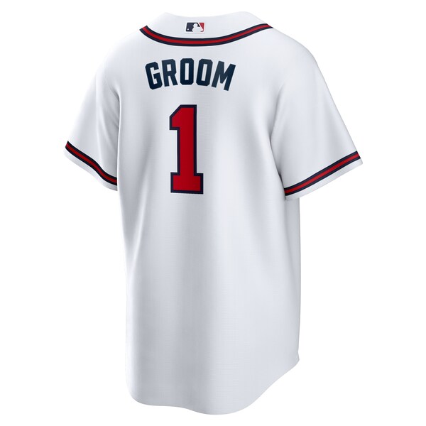 Atlanta Braves Nike #1 Groom Home Replica Jersey - White
