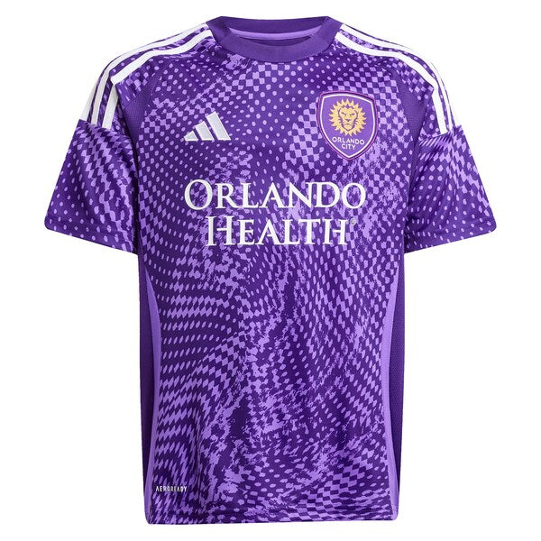 Martín Ojeda Orlando City SC adidas Youth 2025 Perfect Storm Replica Player Jersey - Purple