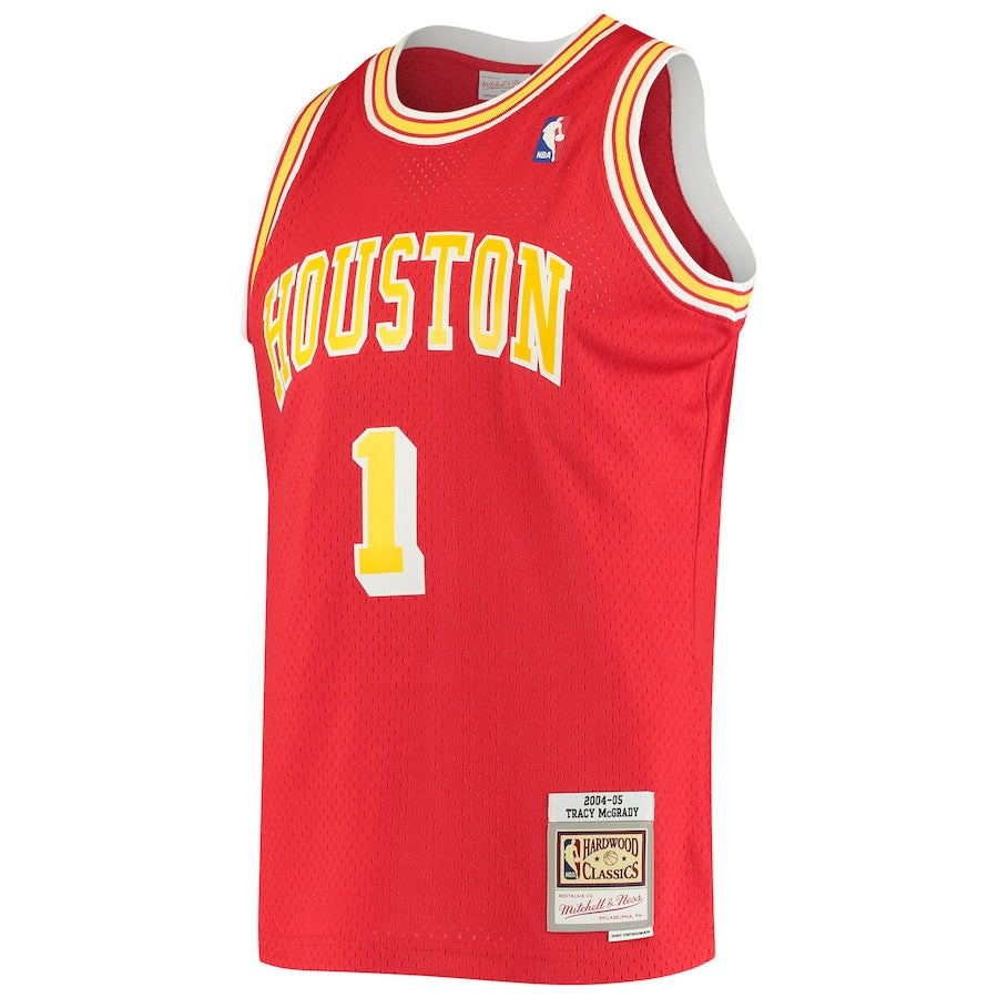 Tracy McGrady Houston Rockets 2001/02 Hardwood Classics Swingman Jersey - Red