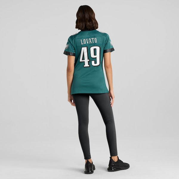 Rick Lovato Philadelphia Eagles Nike Women's Team Game Jersey - Midnight Green