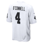 Aidan O'Connell Las Vegas Raiders Nike  Game Jersey -  White/Black