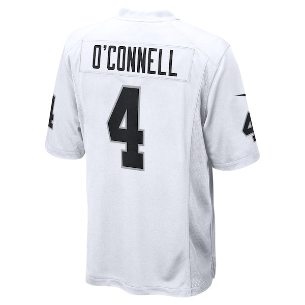 Aidan O'Connell Las Vegas Raiders Nike  Game Jersey -  White/Black