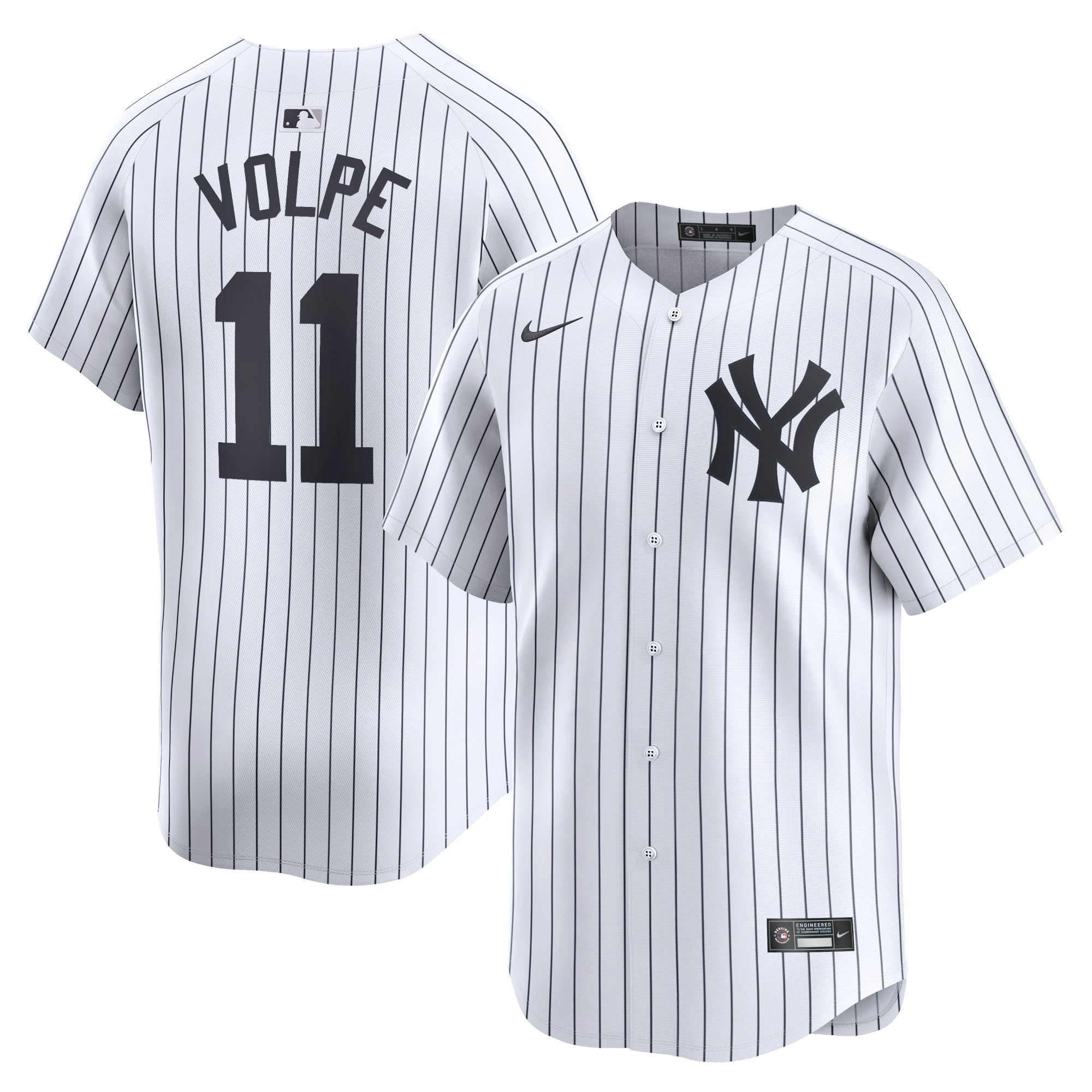 Anthony Volpe New York Yankees Nike Away Limited Player Jersey - Gray/White