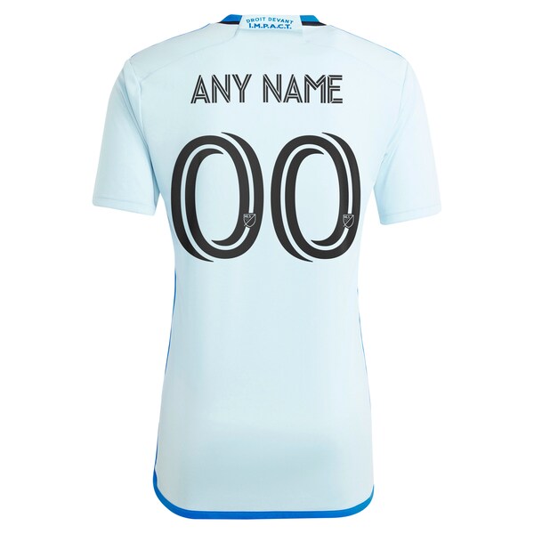 CF Montreal adidas 2024 La Main Replica Custom Jersey – Light Blue