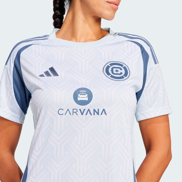Chicago Fire adidas Women's 2025 The Municipal Kit Replica Jersey - Light Blue