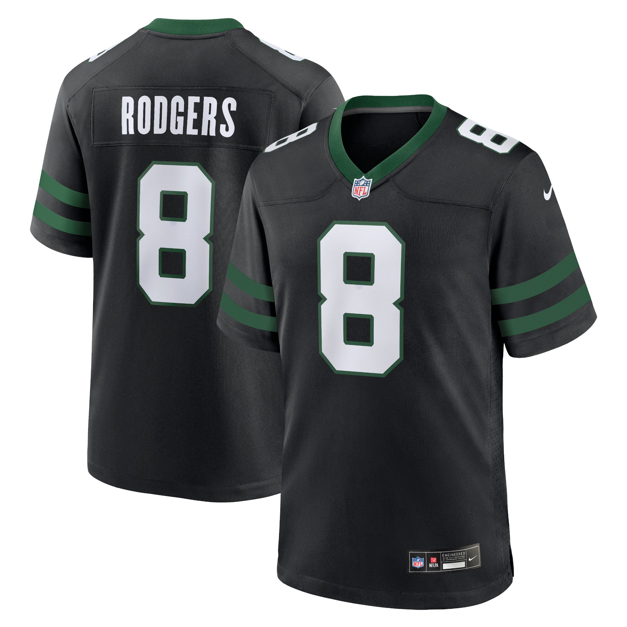 Aaron Rodgers New York Jets Nike Game Jersey - Legacy Green