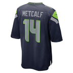 DK Metcalf Seattle Seahawks Nike  Game Jersey -  College Navy