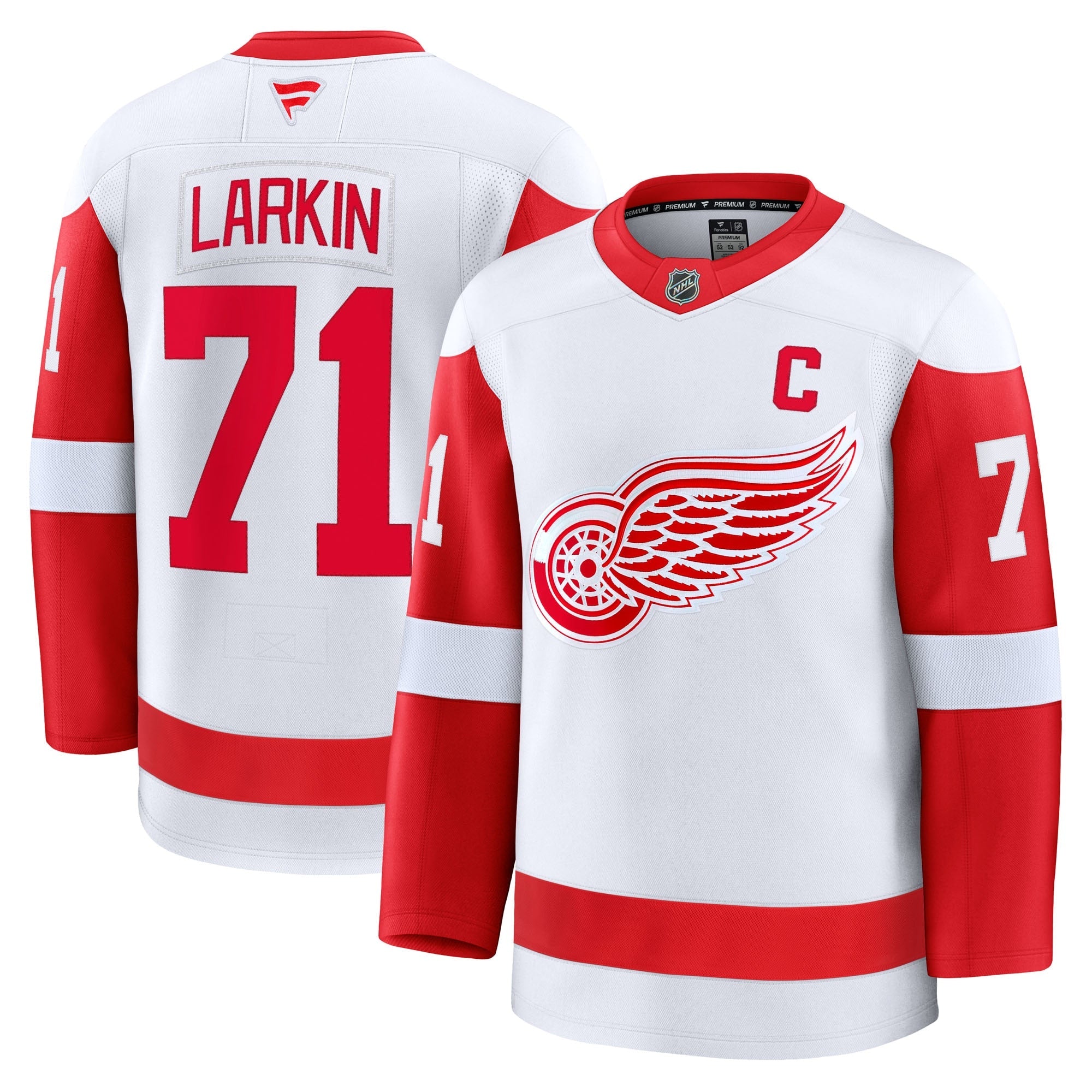Dylan Larkin Detroit Red Wings  Home Premium Jersey - Red/White