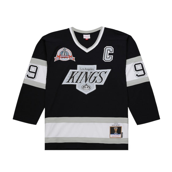 Wayne Gretzky Los Angeles Kings  Big & Tall 1992/93 Blue Line 2.0 Jersey - Black