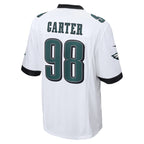 Jalen Carter Philadelphia Eagles Nike  Game Jersey -  White/Black