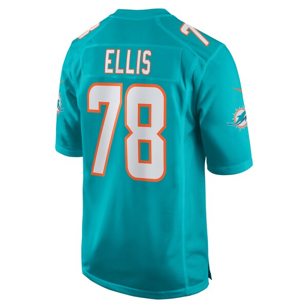 Justin Ellis Miami Dolphins Nike  Game Jersey -  Aqua