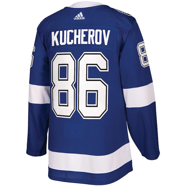 Nikita Kucherov Tampa Bay Lightning adidas 2021 Stanley Cup Final Bound Authentic Patch Player Jersey - Blue