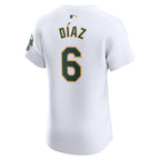 Aledmys Diaz Oakland Athletics Nike Home Elite Player Jersey - White