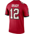 Tom Brady Tampa Bay Buccaneers Nike Legend Jersey - Red/Pewter