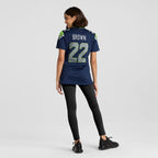 Tre Brown Seattle Seahawks Nike Women's Team Game Jersey -  College Navy