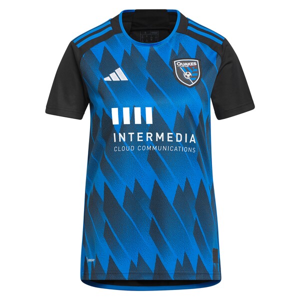 San Jose Earthquakes adidas Women's 2024 Active Fault Jersey Replica Jersey - Blue