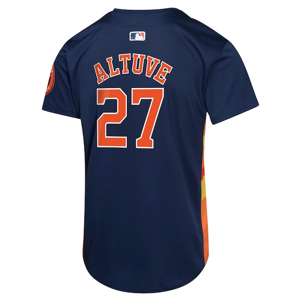 Jose Altuve Houston Astros Nike Youth Alternate Limited Player Jersey - Navy/Orange