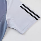 Adidas Short Sleeve Training Jersey Set - AD03- Light Grey/White