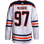 Connor McDavid Edmonton Oilers adidas Away Primegreen Authentic Pro Player - Jersey - White