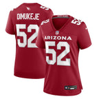 Victor Dimukeje Arizona Cardinals Nike Women's  Game Jersey -  Cardinal