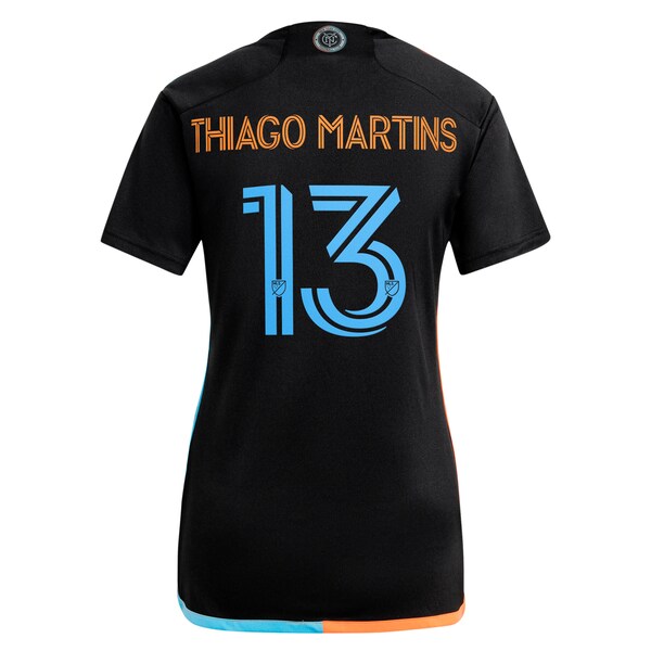 Thiago Martins New York City FC adidas Women's 2024 24/7 Kit Replica Player Jersey - Black